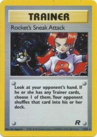 Rocket's Sneak Attack- 16/82 - Holo Unlimited - Inglés - Lightly Played