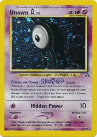 Unown A - 14/75 - Holo Unlimited - Inglés