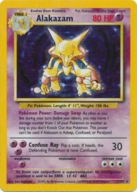Alakazam - 1/102 - Holo Unlimited - Español - Lightly Played