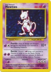 Mewtwo - 10/102 - Holo Unlimited - Inglés - Played