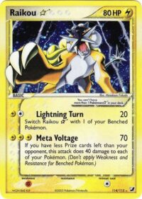 Raikou Gold Star - 114/115 - Ultra Rare - Inglés - Damaged (Ver fotos)