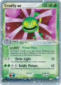 Cradily ex - 90/95 - Ultra-Rare - Inglés (Lightly Played)