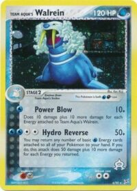 Team Aqua's Walrein - 6/95 - Holo Rare - Inglés
