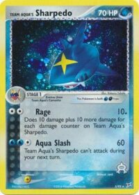 Team Aqua's Sharpedo - 5/95 - Holo Rare - Inglés