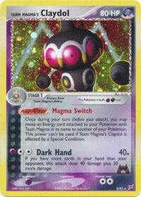 Team Magma's Claydol - 8/95 - Holo Rare - Inglés