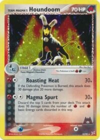 Team Magma's Houndoom - 10/95 - Holo Rare - Inglés