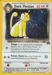 Dark Persian - 17 - Holo Promo - Inglés - Lightly Played