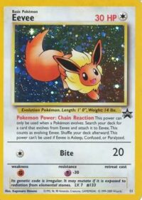 Eevee - 11 - Holo Promo - Inglés - Lightly Played