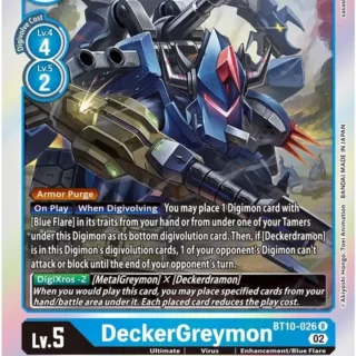 DeckerGreymon - BT10-026 R