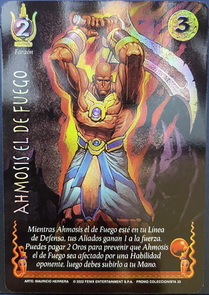 Ahmosis El De Fuego - Promo Coleccionista 33