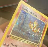 Blaine's Moltres - 1/132 - Holo 1st Edition - Inglés - Played (Ver fotos) - Imagen 3