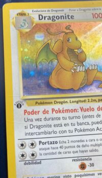 Dragonite - 4/62 - Holo 1st Edition - Español - Played (Ver fotos) - Imagen 4