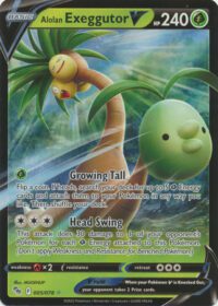 Alolan Exeggutor V - 005/078 - Ultra Rare - Inglés