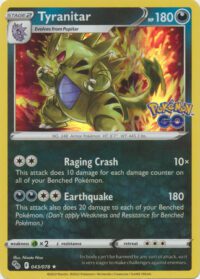 Tyranitar - 043/078 - Holo Rare - Inglés
