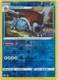 Blastoise - 017/078 - Holo Rare Reverse Holo - Inglés
