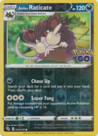Alolan Raticate - 042/078 - Common Reverse Holo - Inglés