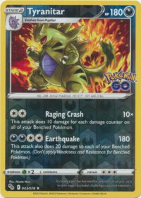 Tyranitar - 043/078 - Holo Rare Reverse Holo - Inglés