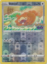 Ditto (Bidoof) - 059/078 - Common Reverse Holo (Sin despegar) - Inglés