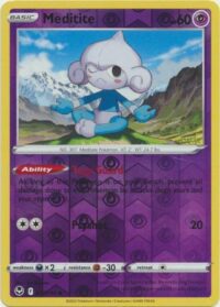 Meditite - 072/195 - Common Reverse Holo - Inglés