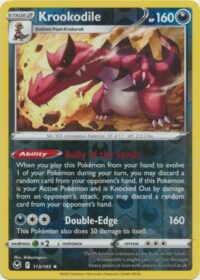 Krookodile - 113/195 - Holo Rare Reverse Holo - Inglés