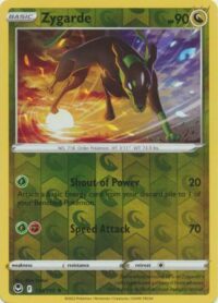 Zygarde - 134/195 - Rare Reverse Holo - Inglés