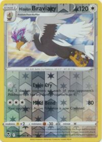 Hisuian Braviary - 149/195 - Rare Reverse Holo - Inglés