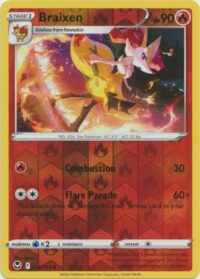Braixen - 026/195 - Uncommon Reverse Holo - Inglés