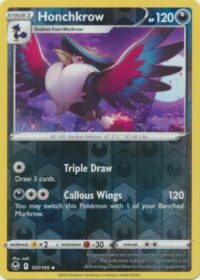 Honchkrow - 107/195 - Uncommon Reverse Holo - Inglés