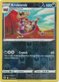 Krokorok - 112/195 - Uncommon Reverse Holo - Inglés