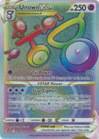 Unown VSTAR - 199/195 - Hyper Rare - Inglés