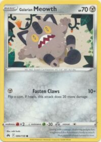 Galarian Meowth - 084/159 - Common - Inglés