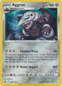 Aggron - 089/159 - Holo Rare - Inglés