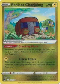 Radiant Charjabug - 051/159 - Radiant Rare - Inglés