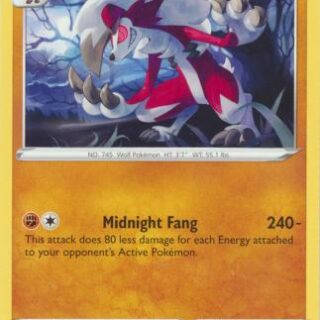 Lycanroc - 074/159 - Rare - Inglés