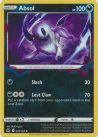 Absol - 076/159 - Holo Rare Reverse Holo - Inglés