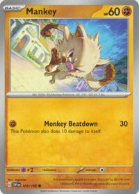 Mankey - 107/198 - Common - Inglés