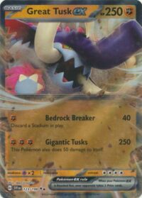 Great Tusk ex - 123/198 - Ultra Rare - Inglés
