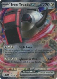 Iron Treads ex - 143/198 - Ultra Rare - Inglés