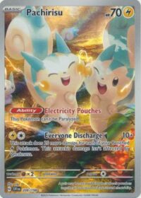 Pachirisu - 208/198 - Illustration Rare - Inglés
