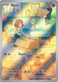 Ralts - 211/198 - Illustration Rare - Inglés