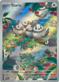 Starly - 221/198 - Illustration Rare - Inglés