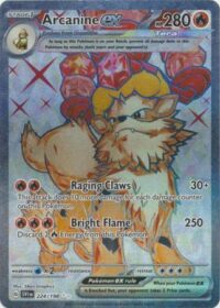 Arcanine ex - 224/198 - Full Art Secret Rare - Inglés