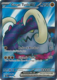 Great Tusk ex - 230/198 - Full Art Secret Rare - Inglés