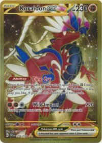 Koraidon ex - 254/198 - Gold Secret Rare - Inglés