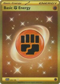 Fighting Energy - 258/198 - Gold Secret Rare - Inglés