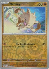 Mankey - 107/198 - Common Reverse Holo - Inglés