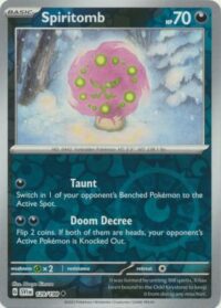 Spiritomb - 129/198 - Uncommon Reverse Holo - Inglés