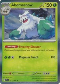 Abomasnow - 011/193 - Holo Rare - Inglés