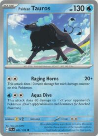 Paldean Tauros - 041/193 - Uncommon - Inglés