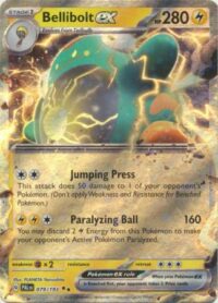 Bellibolt ex - 079/193 - Ultra Rare - Inglés